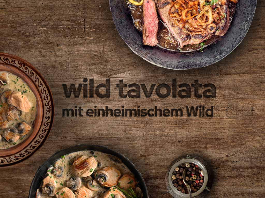 Wild Tavolata mit regionalem Wild im stettli resort